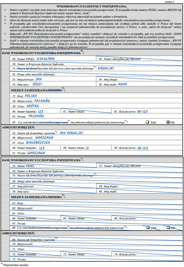 Jak uniknąć błędów przy wypełnianiu wniosku o księgę wieczystą dla gruntu – krok po kroku