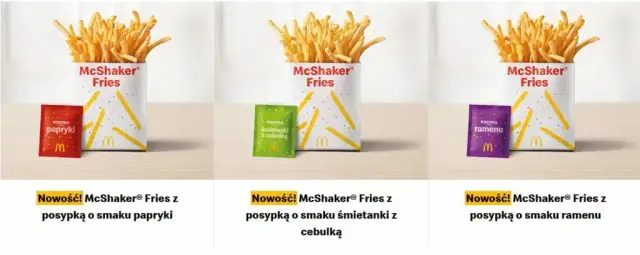 Ile kosztują małe frytki w McDonald's? Zaskakujące ceny!