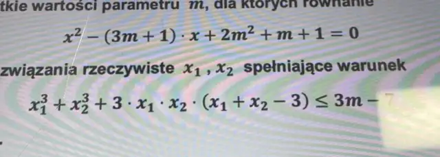 Jakie wartości parametru m spełniają równanie? Odkryj odpowiedzi!