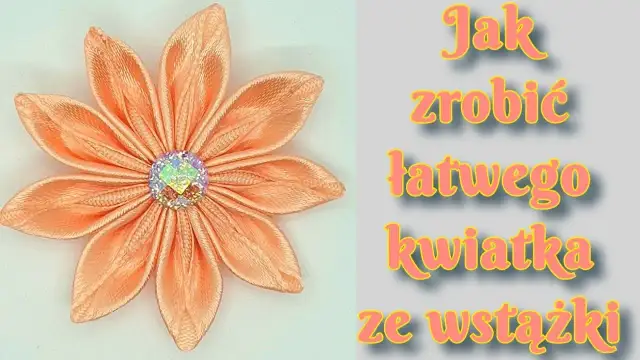 Ozdoby ze wstążki atłasowej: Kwiaty, kokardy, święta DIY!