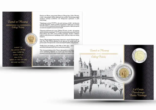 5 zł zamek w Mosznej - poznaj szczegóły i wartość tej monety