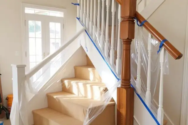 Jak zabezpieczyć schody drewniane przed remontem? Poradnik Krok po Kroku