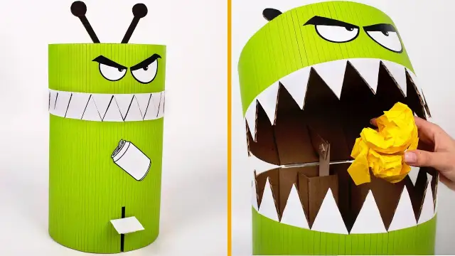 Jak zrobić kosz na śmieci z kartonu - proste kroki i porady na DIY