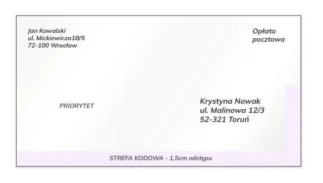 Jak się pisze adres na kopercie, aby uniknąć problemów z dostawą