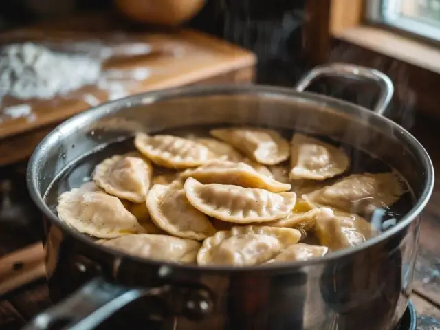 Ile gotować mrożone pierogi? Idealny czas i triki na sukces!