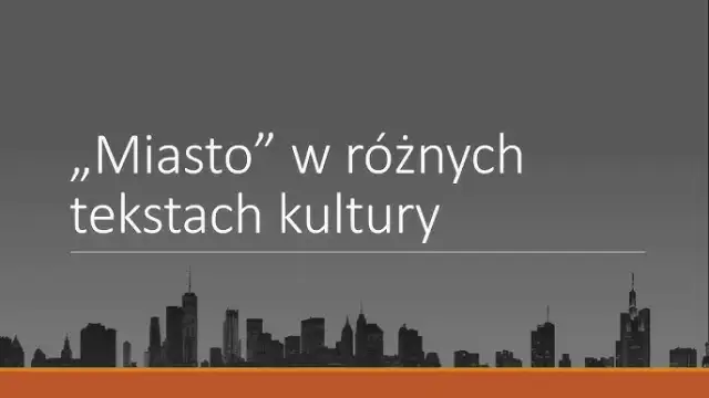 Motyw miasta w tekstach kultury: odkryj jego złożoność i kontrasty