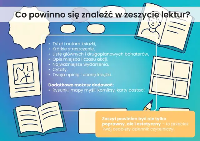 Jak prowadzić zeszyt lektur, aby uniknąć chaosu i zapamiętać więcej