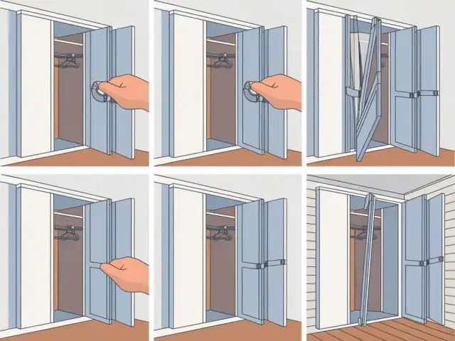 Drzwi łamane DIY: Jak zrobić szafę krok po kroku? Oszczędź!