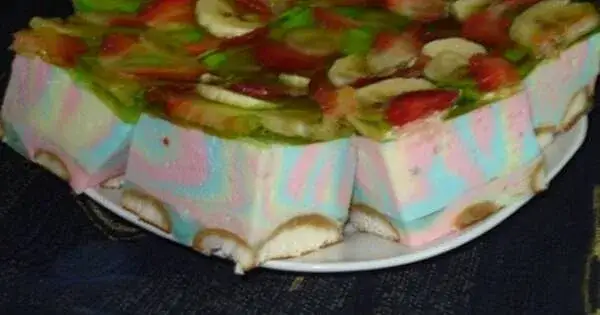 Przepis na ciasto tęcza z galaretek – łatwe i efektowne dla dzieci