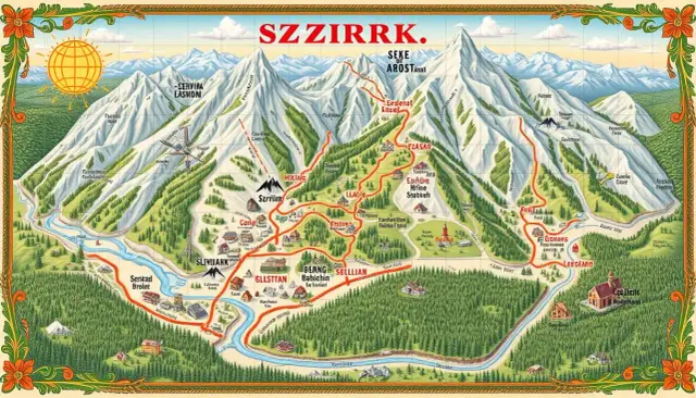 Szczyrk trasy rowerowe mapa - znajdź idealne szlaki dla siebie