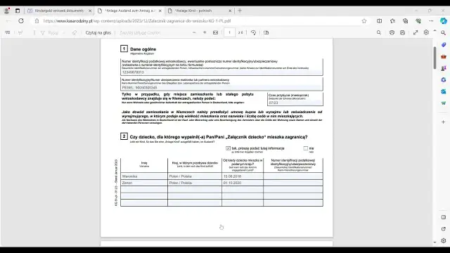 Jak wypełnić wniosek o zasiłek rodzinny w Niemczech - wzór i porady