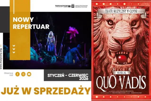Teatr Muzyczny w Gdyni zaprasza na nowy repertuar! Bilety na "Quo Vadis" już w sprzedaży.