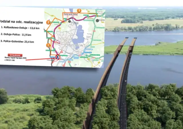 Zachodnia Obwodnica Szczecina: Kiedy otwarcie? Tunel, daty do 2031