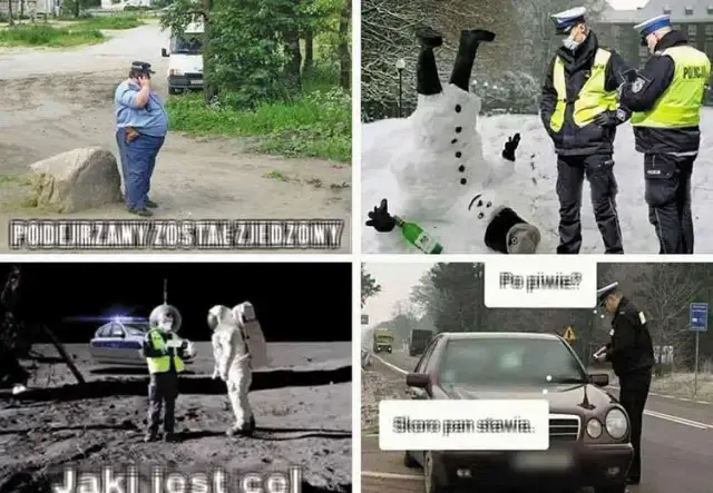 Najlepsze kawały o policji: klasyka i nowe memy