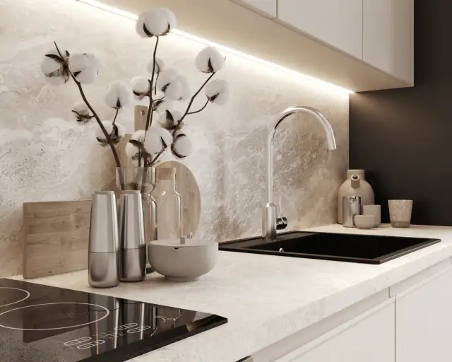 Jakie blaty do beżowej kuchni wybrać, aby uniknąć rozczarowania?