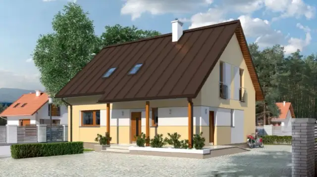 Jaki kolor elewacji do brązowego dachu i brązowych okien, aby uniknąć błędów?