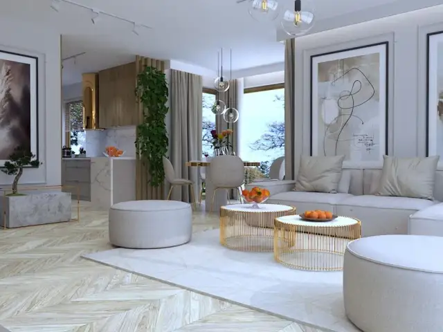 Beżowy salon: Jakie dodatki? Uniknij nudy, stwórz styl!