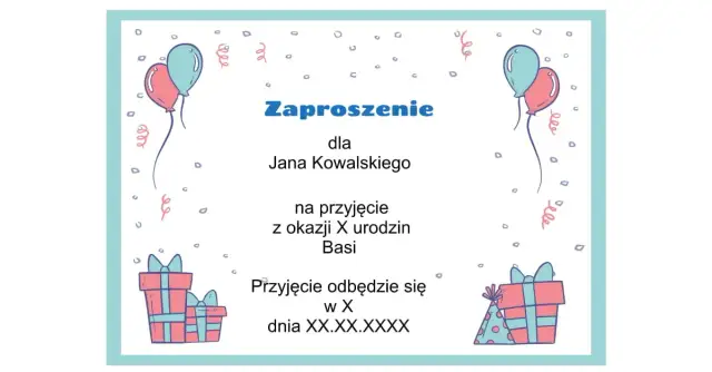 Zachwyć gości! Zaproszenie na urodziny: szablony i pomysły