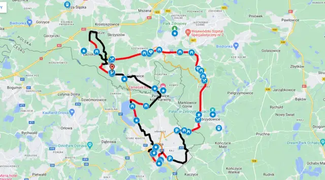 Mapa żelaznej trasy rowerowej - odkryj najpiękniejsze miejsca