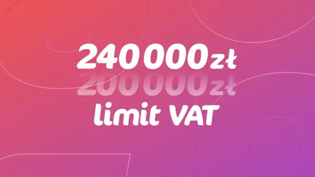Chcesz wiedzieć, jak zwiększyć limit w Vivus? Na ekranie widzisz kwoty 240 000 zł i 200 000 zł, a pod nimi napis "limit VAT".