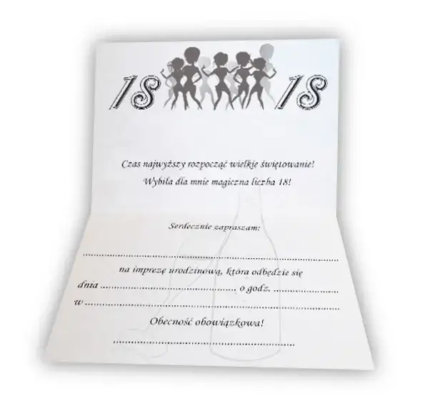Jak napisać zaproszenie na 18 dla chrzestnej, które zachwyci?