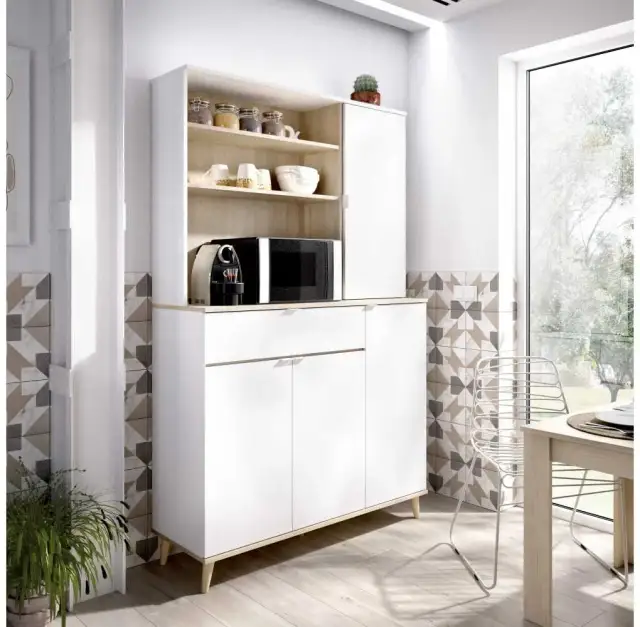Mueble auxiliar cocina: gana espacio y estilo sin obras