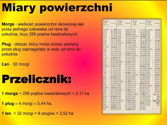 Morga na hektary: Precyzyjne przeliczanie jednostek powierzchni