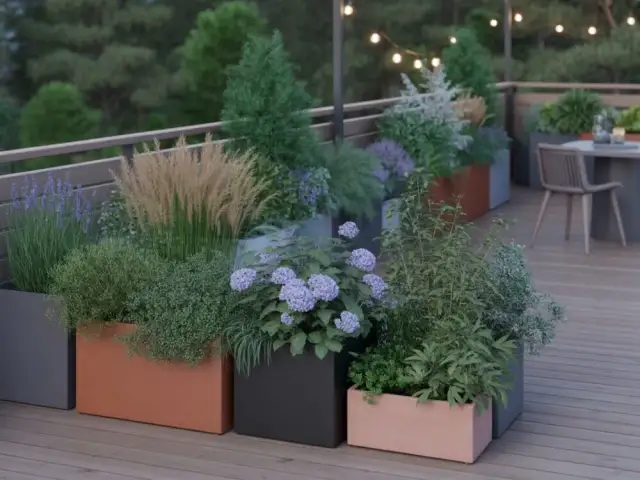 Taras pełen zieleni: jak obsadzić roślinami krok po kroku?