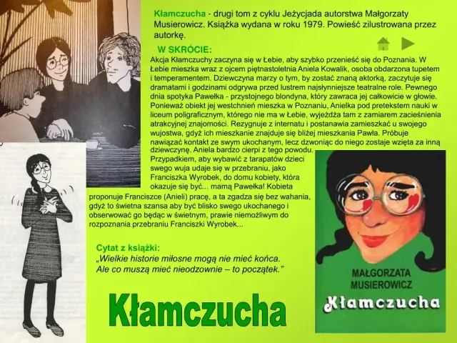 Tajemnica "Kłamczuchy" i "Kwiatu kalafiora": Autorka Małgorzata Musierowicz