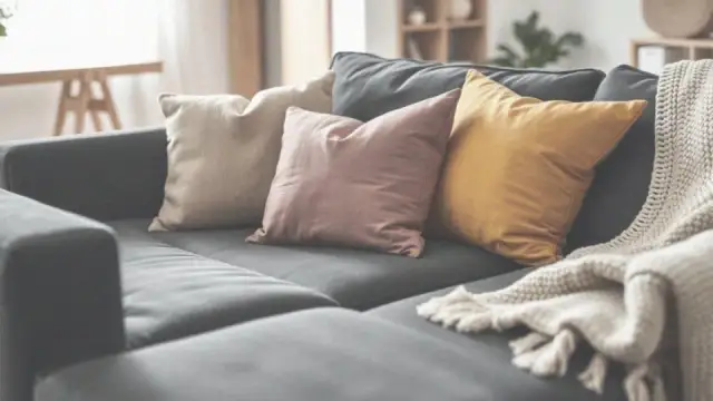 Jakie poduszki do czarnej kanapy? Odkryj idealne kolory i materiały