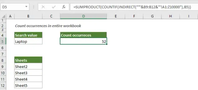 Jak w Excelu policzyć ile razy występuje dana wartość bez błędów