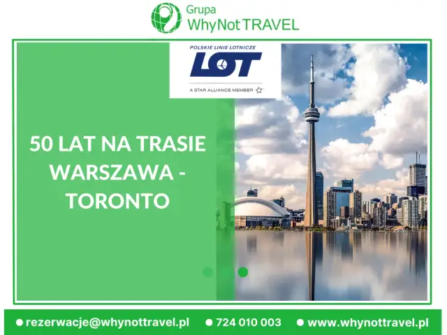 Ile trwa lot z Warszawy do Toronto? Odkryj czas podróży i więcej