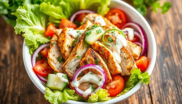 Czy sałatkę gyros można zrobić dzień wcześniej, aby zachować świeżość?