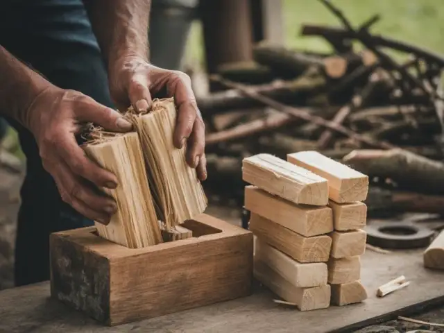 Brykiet z gałęzi: Jak zrobić go samemu? Praktyczny poradnik
