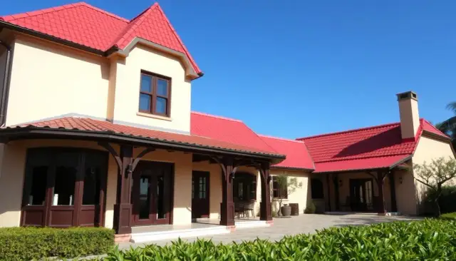 Jaką elewację wybrać do wiśniowego dachu - poznaj najlepsze połączenia