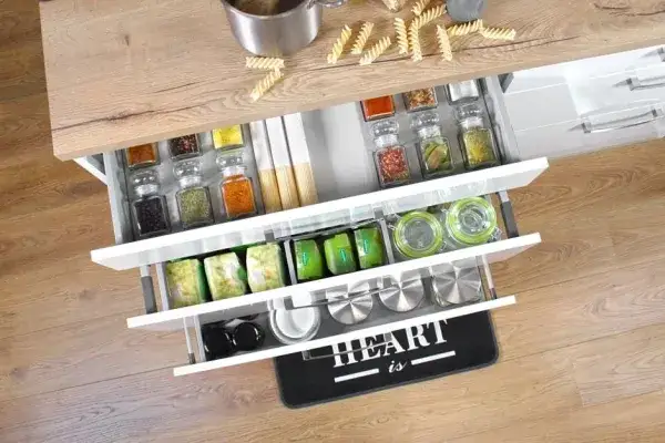 Porządek w kuchni: Jak wykorzystać każdy centymetr? Triki eksperta!