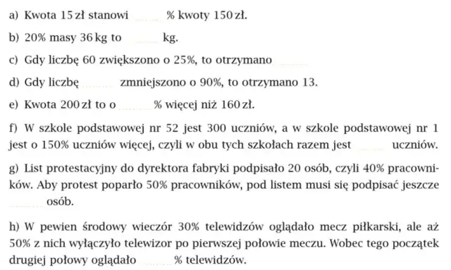Oblicz szybko jakim procentem kwoty 150 zł jest 60 zł - prosty wzór i przykład