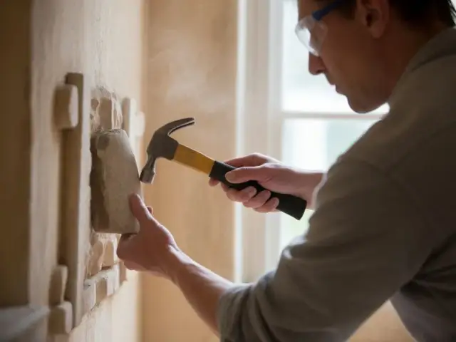 Jak zdjąć kamień dekoracyjny ze ściany bez uszkodzeń i stresu