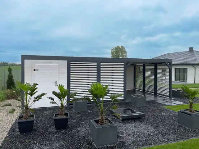 Altana z płaskim dachem - nowoczesne rozwiązania do Twojego ogrodu