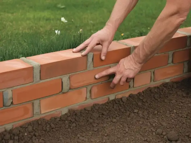 Jak zrobić obrzeże z cegły - krok po kroku bez zbędnych problemów