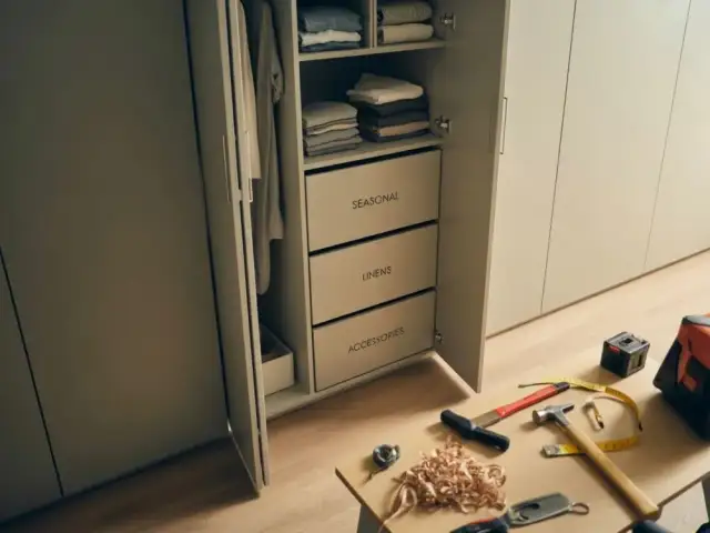 Jak zrobić szafę wnękową z drzwiami otwieranymi - krok po kroku, aby uniknąć błędów