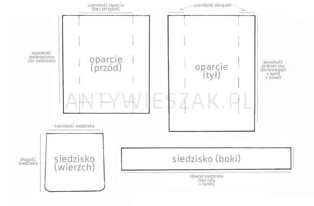 Pokrowiec na krzesło z gumką: Uszyj sam! Idealne dopasowanie
