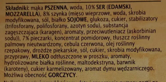 Pizza Guseppe: Czy mrożona pizza jest zdrowa? Analiza składu