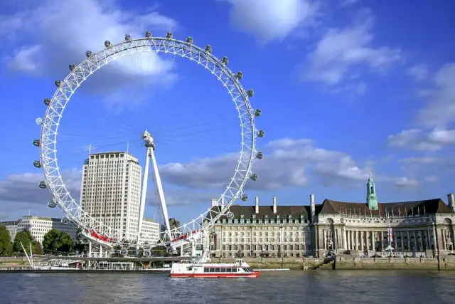 London Eye, z którego roztacza się widok na Tamizę i budynki, to miejsce pełne ciekawostek.