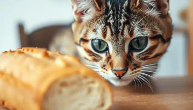 Chleb dla kota: Czy możesz go podać? Bezpieczeństwo i alternatywy