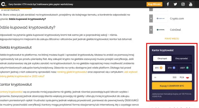 Gdzie kupić kryptowaluty? Przewodnik po giełdach i kantorach