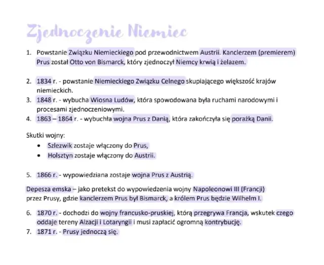 W którym roku było zjednoczenie Niemiec? Odkryj kluczowe fakty