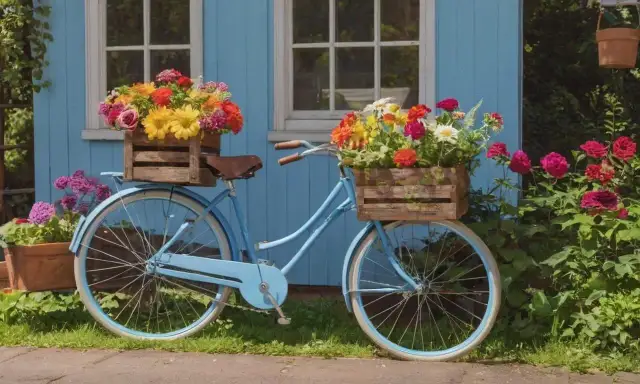 Jak zrobić kwietnik z roweru - proste kroki i ciekawe pomysły