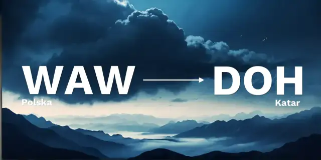 Ile trwa lot z Warszawy do Kataru? Zaskakujące fakty o czasie lotu