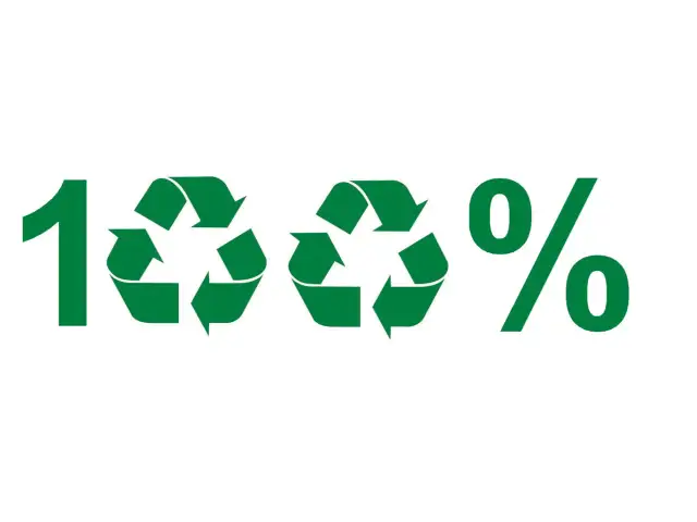 100% recyklingu. Czy polietylen to plastik? Tak, i można go poddać recyklingowi.